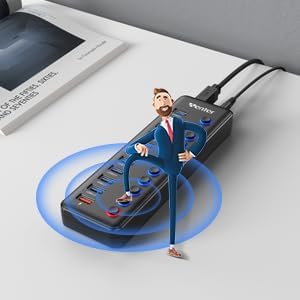 11-Port USB Data and Charging Hub
