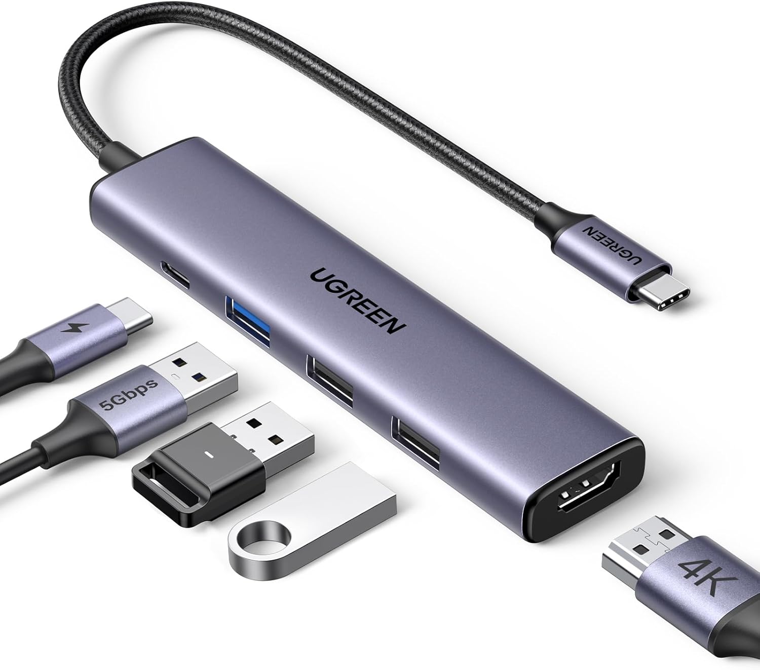 5-Port USB-C Multi-Adapter