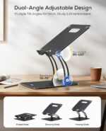 Dual Foldable Laptop Stand