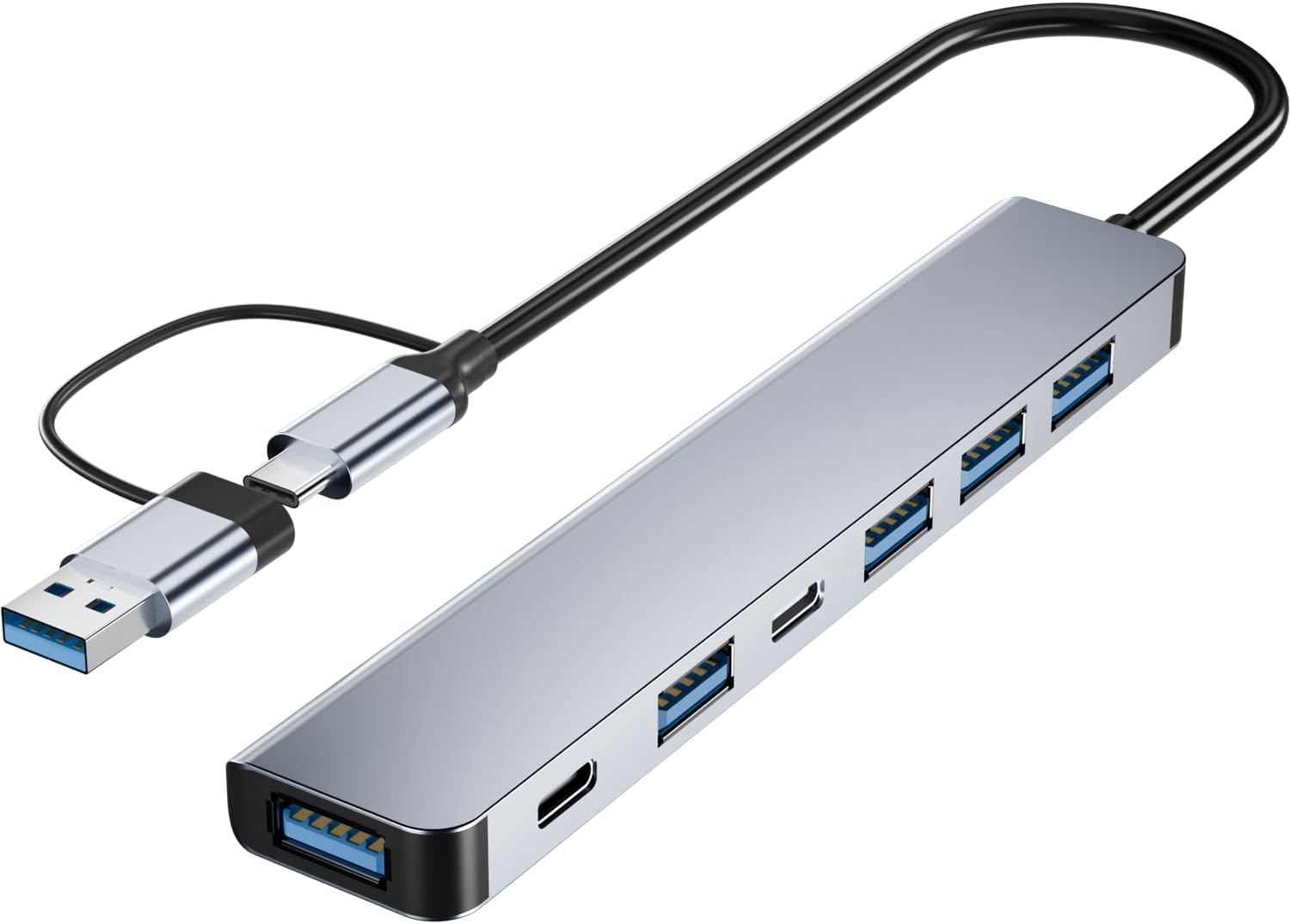 7-in-1 Aluminium USB-C Hub