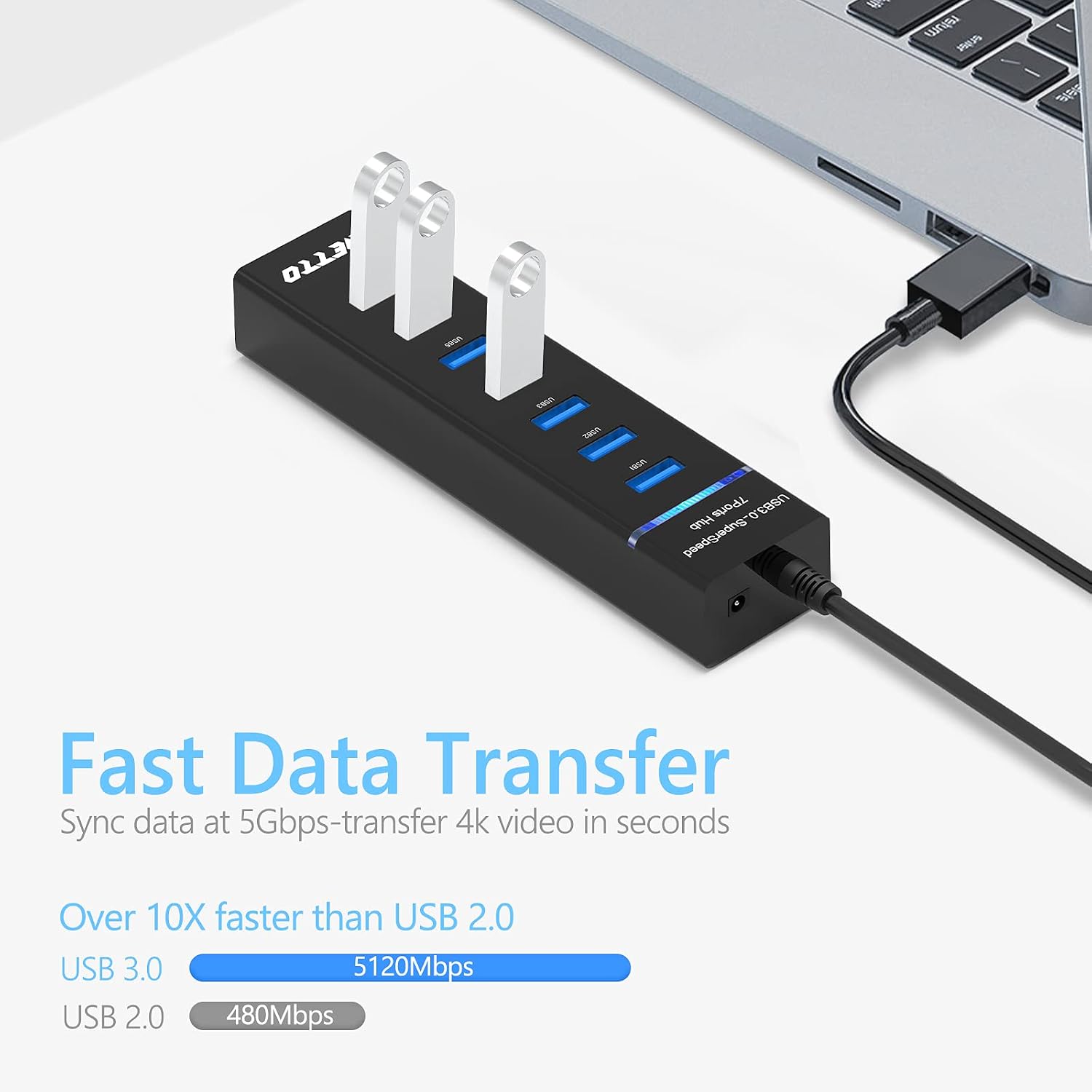 7-Port SuperSpeed USB Hub