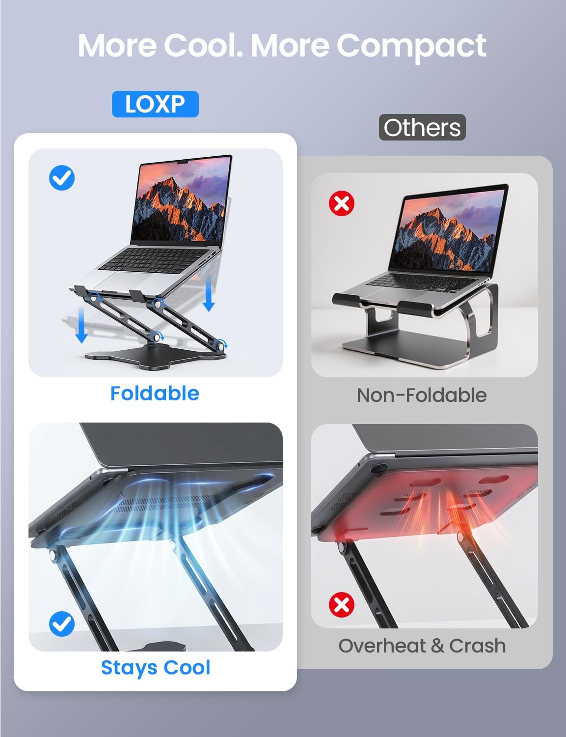 Adjustable Airflow Laptop Stand