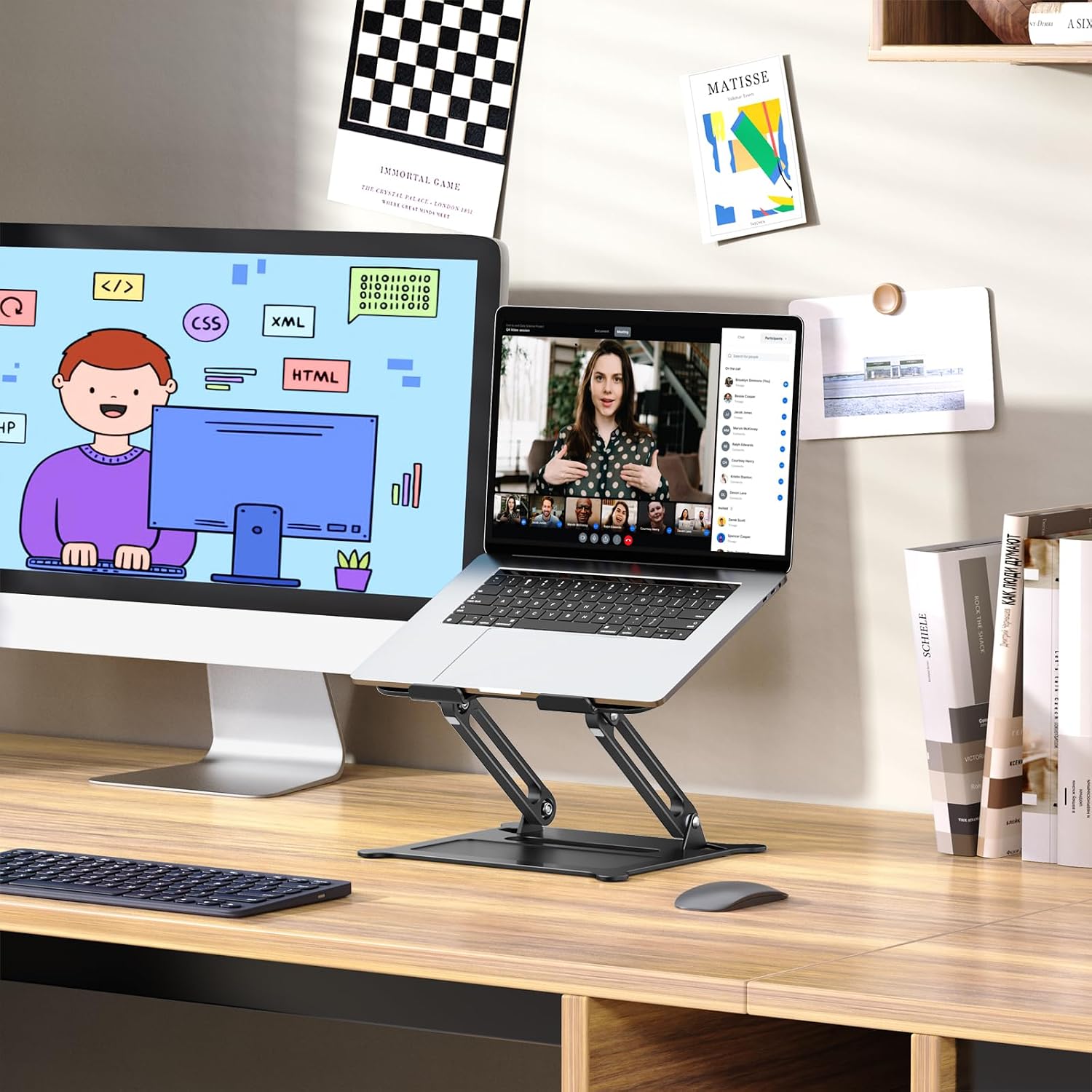 Adjustable Aluminium Laptop Riser