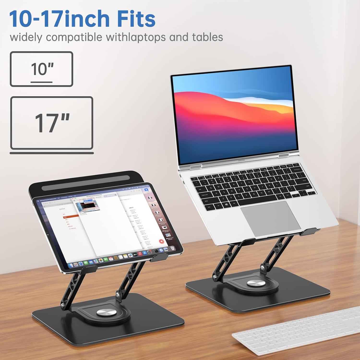 Adjustable Rotating Laptop Riser