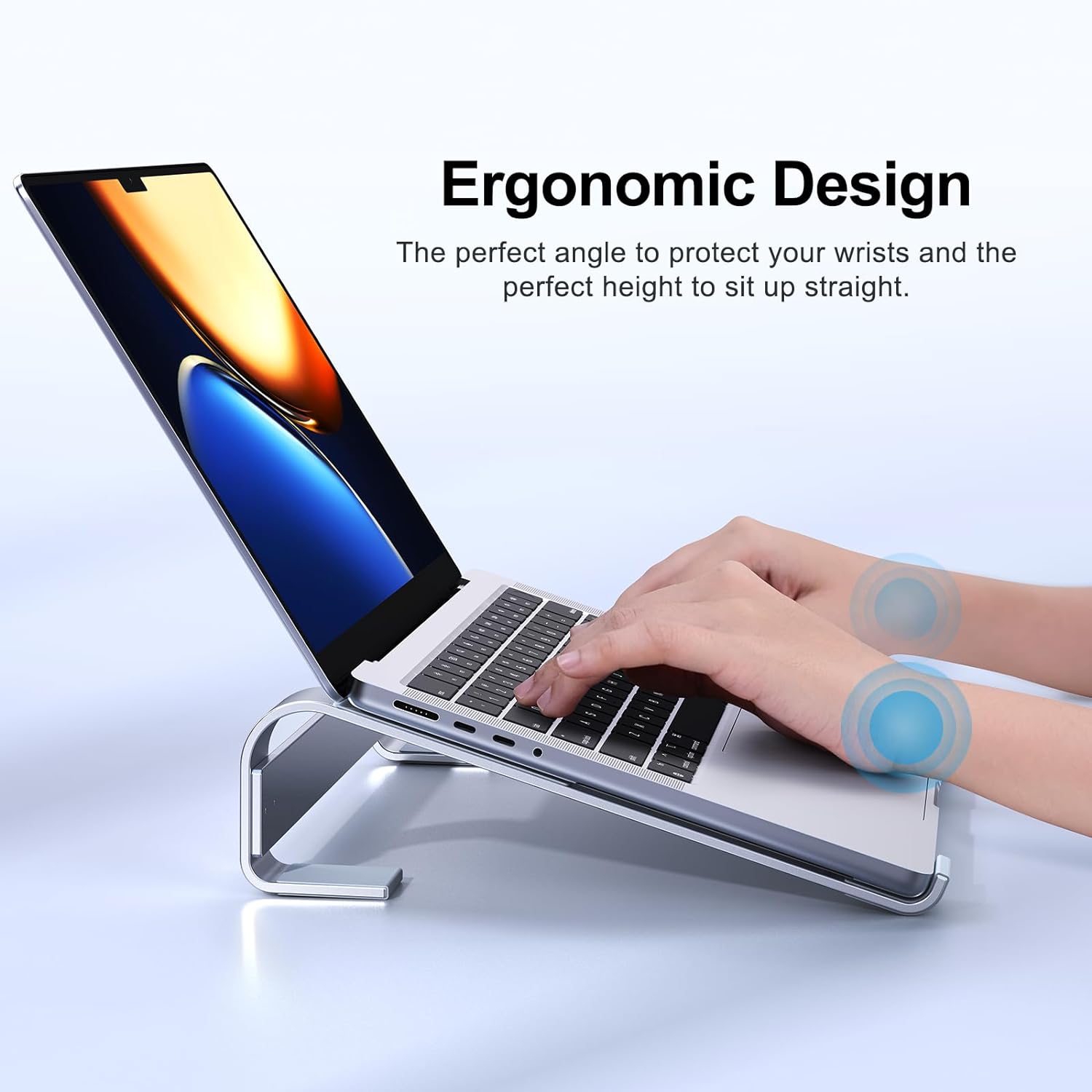Aluminum Ergonomic Laptop Riser