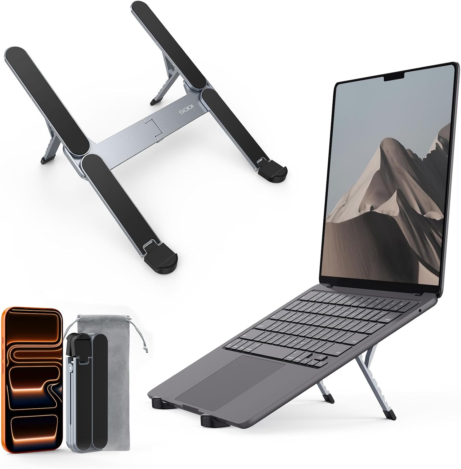 Compact Foldable Laptop Stand