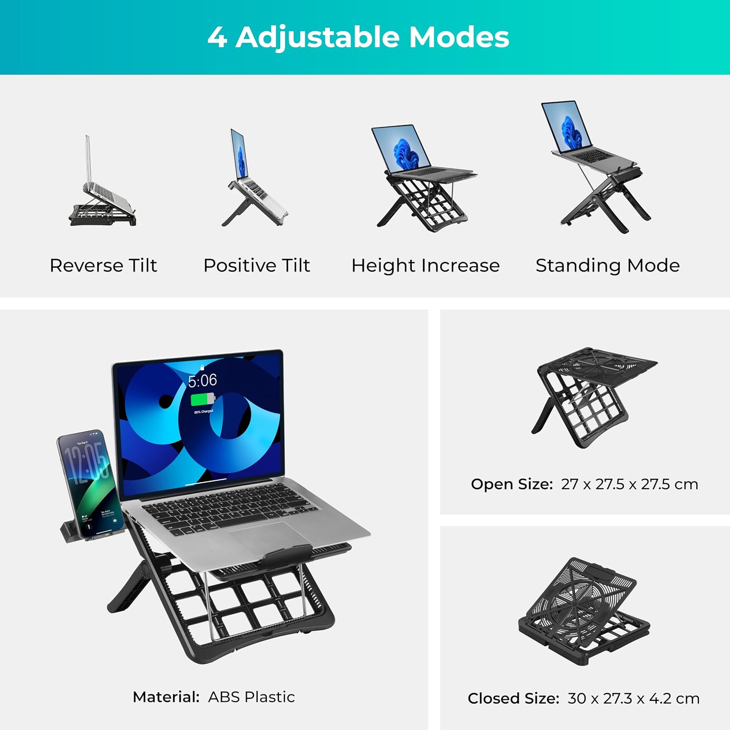 Ergonomic Laptop Riser Stand