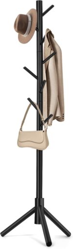 Freestanding Coat Rack with 8 Hooks