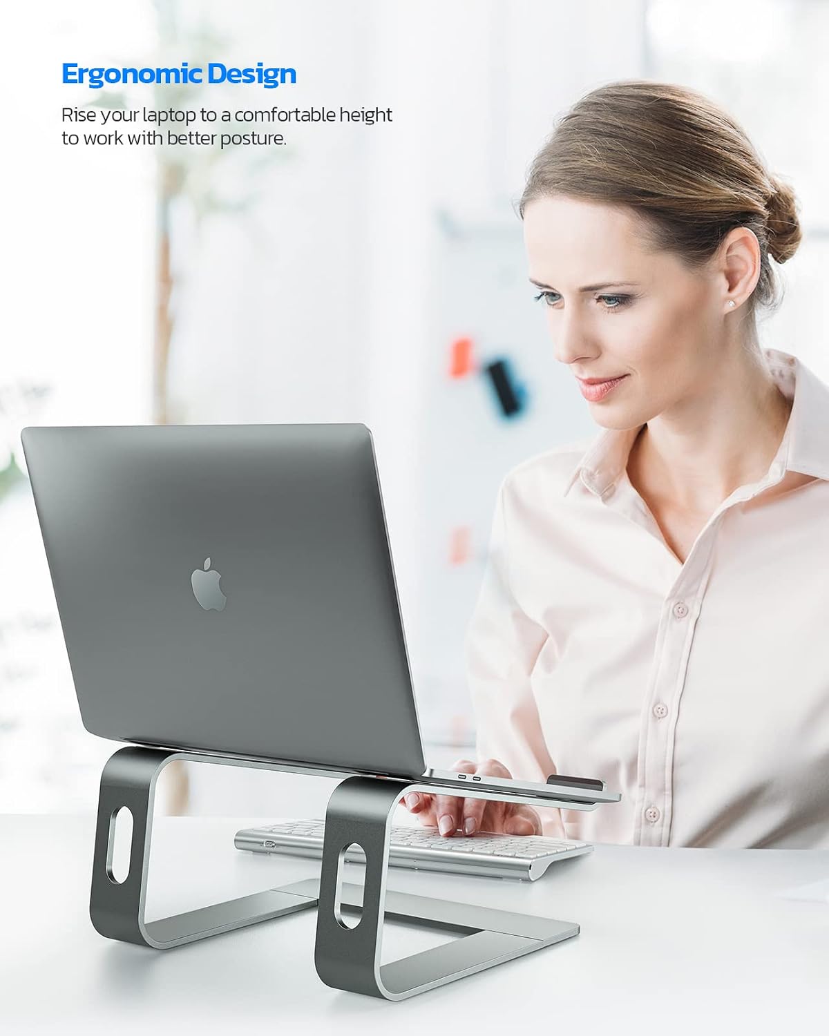 Solid Aluminum Ventilated Laptop Stand